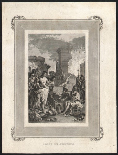 1800 old testament engraving - old,