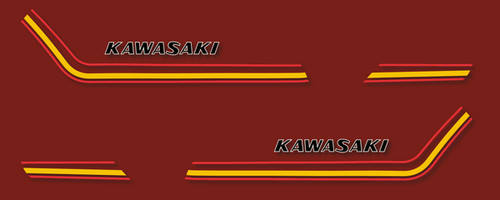 Kawasaki 400 stickers - kawasaki, kh