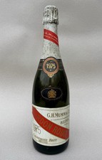 Bouteille pleine Champagne Mumm millésime 1975