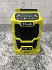Ryobi 18V P742 Compact Bluetooth Speaker AM/FM Aux USB Bluetooth Works Great