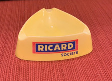 Vintage 1960 French Ricard Societe Ashtray Rare Iconic Item, Breweriana's Dream