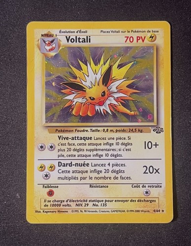 Carte pokémon voltali 4 - pokémon,