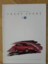 Brochure Pontiac Trans Sport