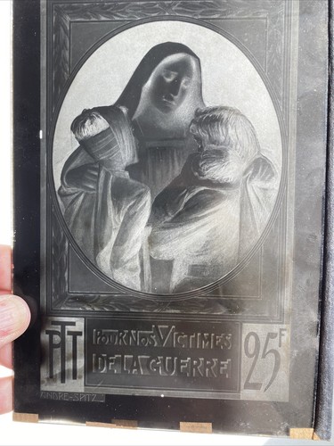 Ancienne plaque verre photo