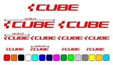 Kit d'autocollants en vinyle pour cadre de vélo de route Cube VTT