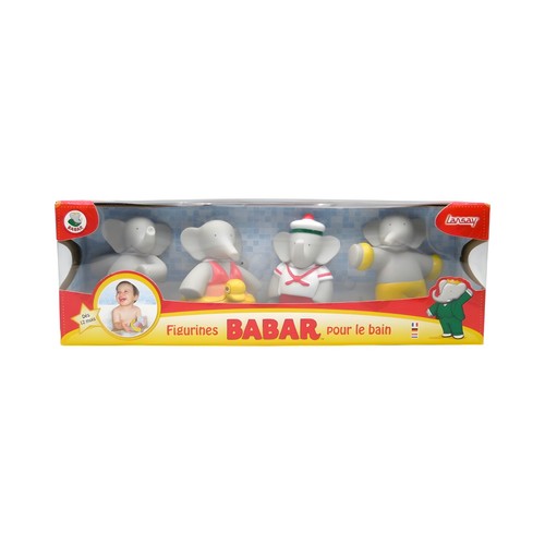 Coffret figurine babar bain - coffret,