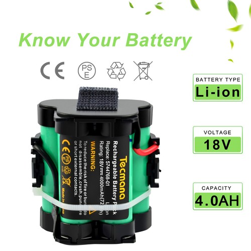 18v 4000mah batterie - batterie, pour