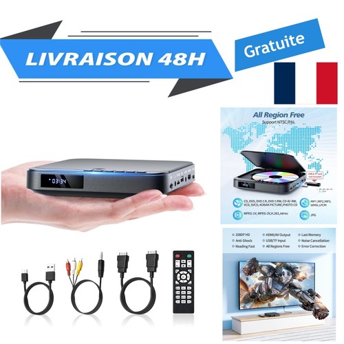 Lecteur dvd hdmi full - full, 1080p