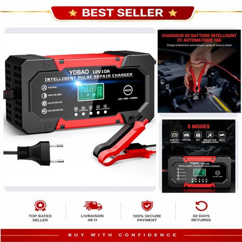Chargeur batterie 12v - batterie,