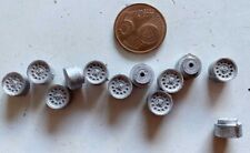 Lot of 12 metal wheels, sports cars/GT - 1/43th model part