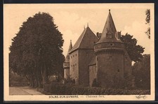 Old postcard Solre-sur-Sambre, Château-fort 