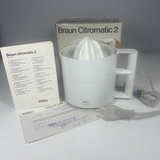 Vintage MPZ-4 Braun Citromatic 2 Citrus Juicer Brazil 2 Prong Euro Plug