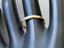 Anneau or jaune 18 carats - taille 58 - bague - alliance