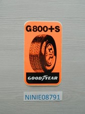 FLUO STICKER GOODYEAR STICKER pull G 800 + S tire
