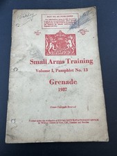 WW2 British Army Small Arms Training Grenade 1937 Good Used -