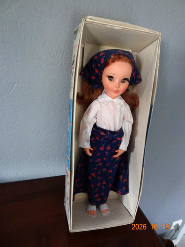 Poupée vintage sheila - poupée, 4s