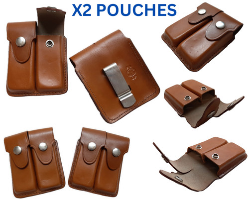 Munitions sachets cuir s - cuir, u.s