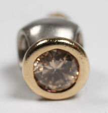 Pandora 925 Silver 585 Gold Citrine Charm Pendant