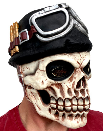 Crâne masque latex zombie - crâne,