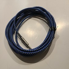 Musician's Gear Instrument Guitar Cable blue yellow & purple 18 ft. ROC 18 Cord