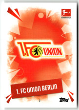 Topps Match Attax Bundesliga 2025-26 N° 2 1. FC Union Berlin Logos De Club