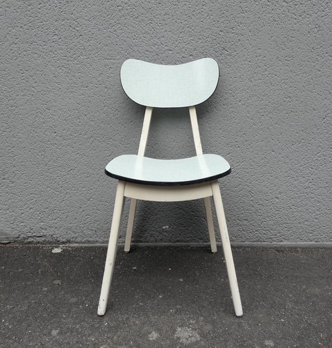 Chaise formica vert eau - vert, d'eau