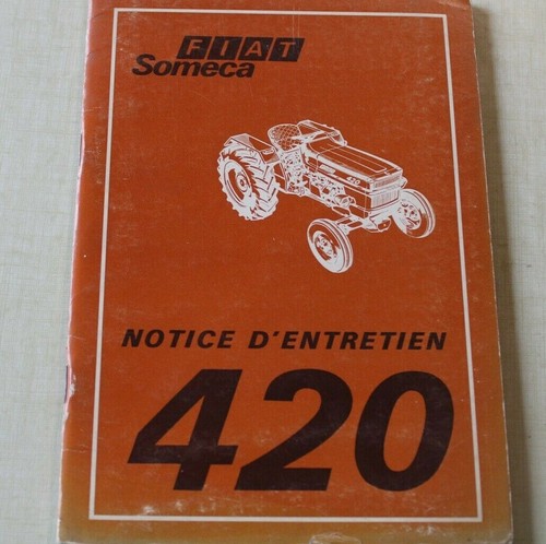 Notice entretien tracteur - notice, d'entretien