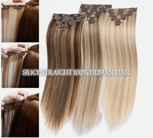 Extensions clips cheveux - clips,