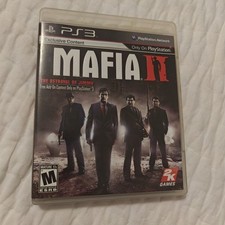 Mafia II (Sony PlayStation 3, 2010) Mafia 2 PS3 w/ Manual, No Map, Mint Disc