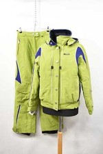 Ensemble De Combinaison De Ski Femme Aesse Vert Pois Bleu Taille 44
