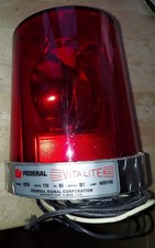 Federal Vitalite Model 121 S Series B New Open Box. Signal Light. Warning Light