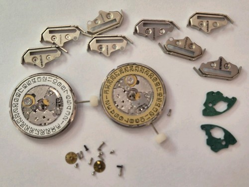 Mouvements incomplets montre - incomplets,