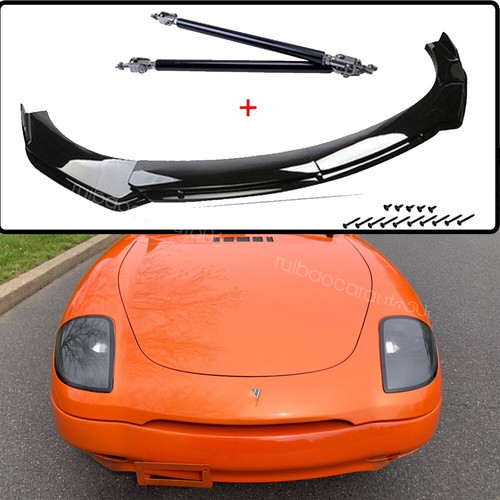Gloss black front - black, bumper