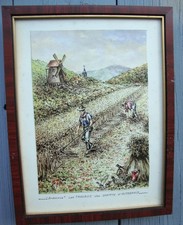 ARDENNES  gouache aquarelle