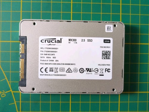 Disque dur ssd 525gb crucial - dur,