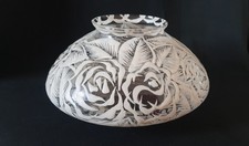 TRES BEAU VASE ART DECO SIGNE