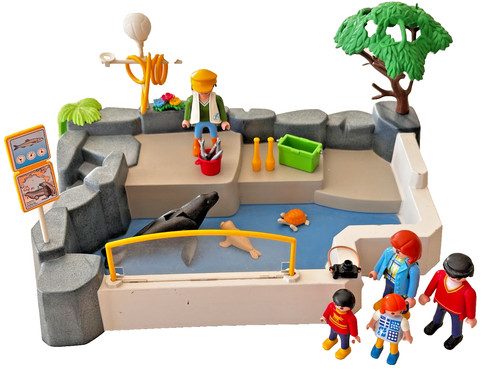 Playmobil zoo bassin aux - zoo,