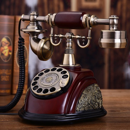 Vintage rotary dial telephone - dial,