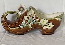 BEAUTIFUL THULIN SLAB CLOG SHOE TOPPED WITH A FLOWER