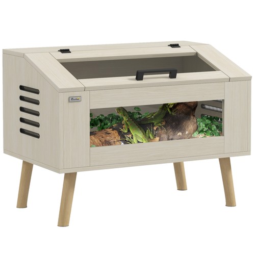 Pawhut terrarium pour - pour, reptiles