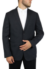Z ZEGNA Blazer Homme (EU) 52 Laine Simple Boutonnage À Revers