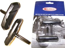 2 Patins de frein à tige BMX