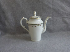 ancienne cafetière en porcelaine,motif floral