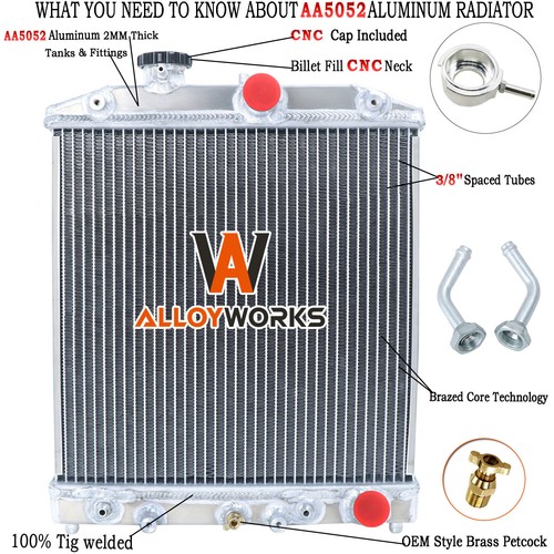 Radiateur aluminium pour 00 - radiateur,