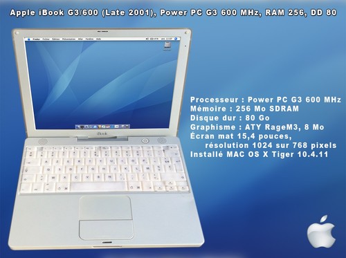 Apple ibook 600 late - apple, g3/600
