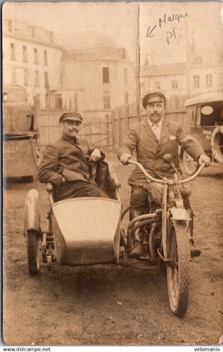 S18252 cpa moto - car, "