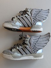 Adidas Jeremy Scott NASA JS Obyo Wings 2.0 Metallic Silver G61109 Size 5.5 GRAIL