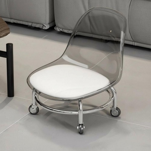 Tabouret roulant avec dossier - roulant,