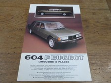 Dépliant, brochure Peugeot