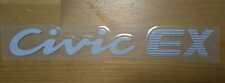 Honda Civic 92-95 EX Rear JDM Trunk Decal Sticker Hatchback, And EG  